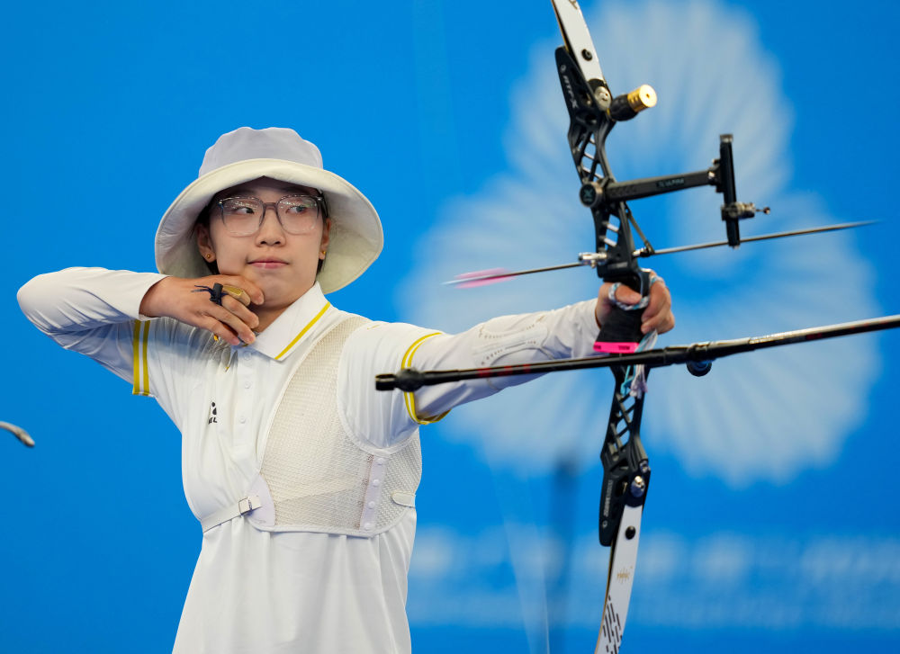 全运会|反曲弓混团赛“收箭” 湖北小将宗钰再夺一金(图1)