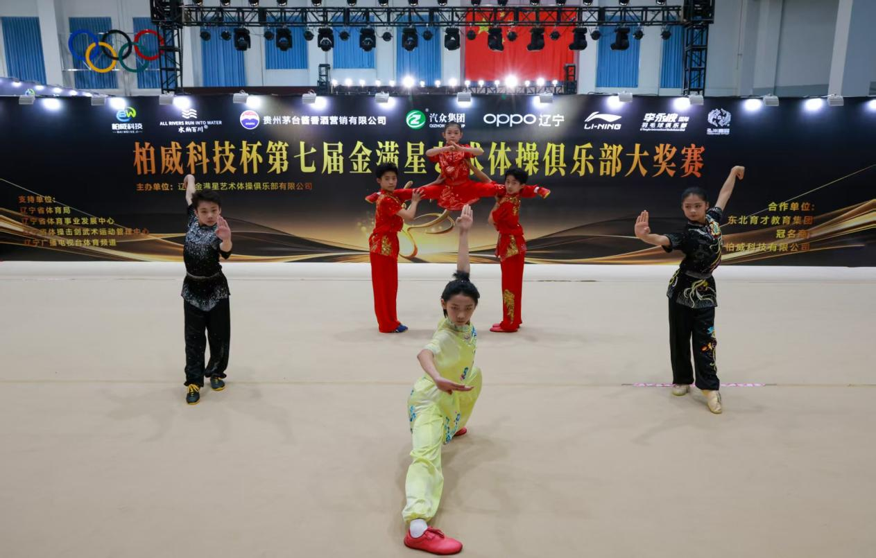“柏威科技杯”第七届金满星艺术体操俱乐部大奖赛在沈阳开赛(图4)